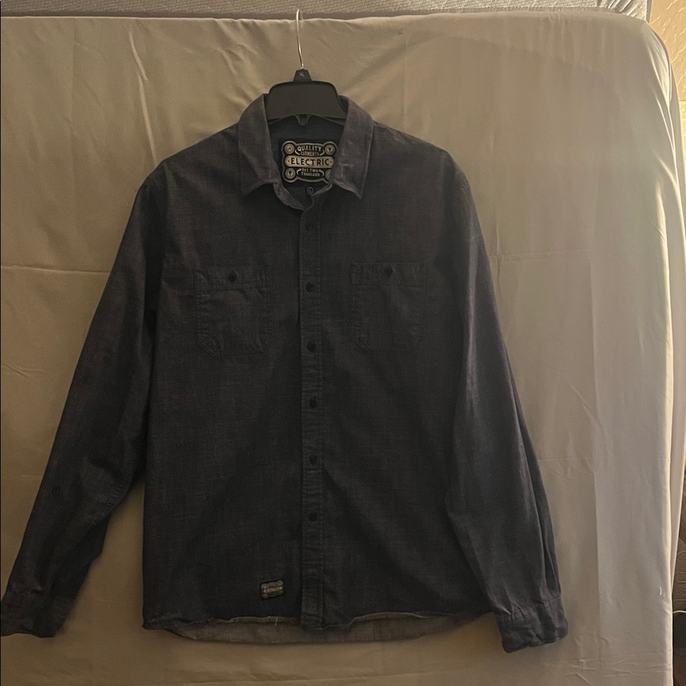 Electric Family Dark Blue Casual Shirt